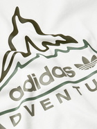 adidas Originals - Adventure Volcano Logo-Print Cotton-Jersey T-Shirt - White