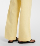 Asceno Aurelia linen wide-leg pants