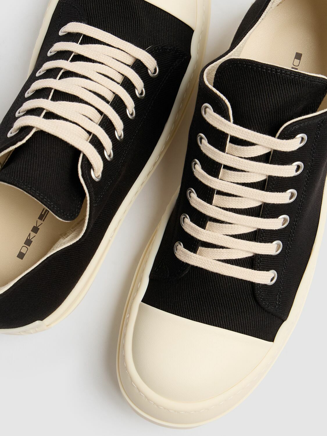 RICK OWENS DRKSHDW 20mm Sneaks Denim Low Top Sneakers Rick Owens