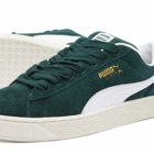 Puma Suede XL Hairy Sneakers in Ponderosa Pine/Frosted Ivory