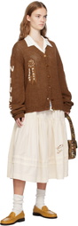 Story mfg. Brown Twinsun Knit Cardigan