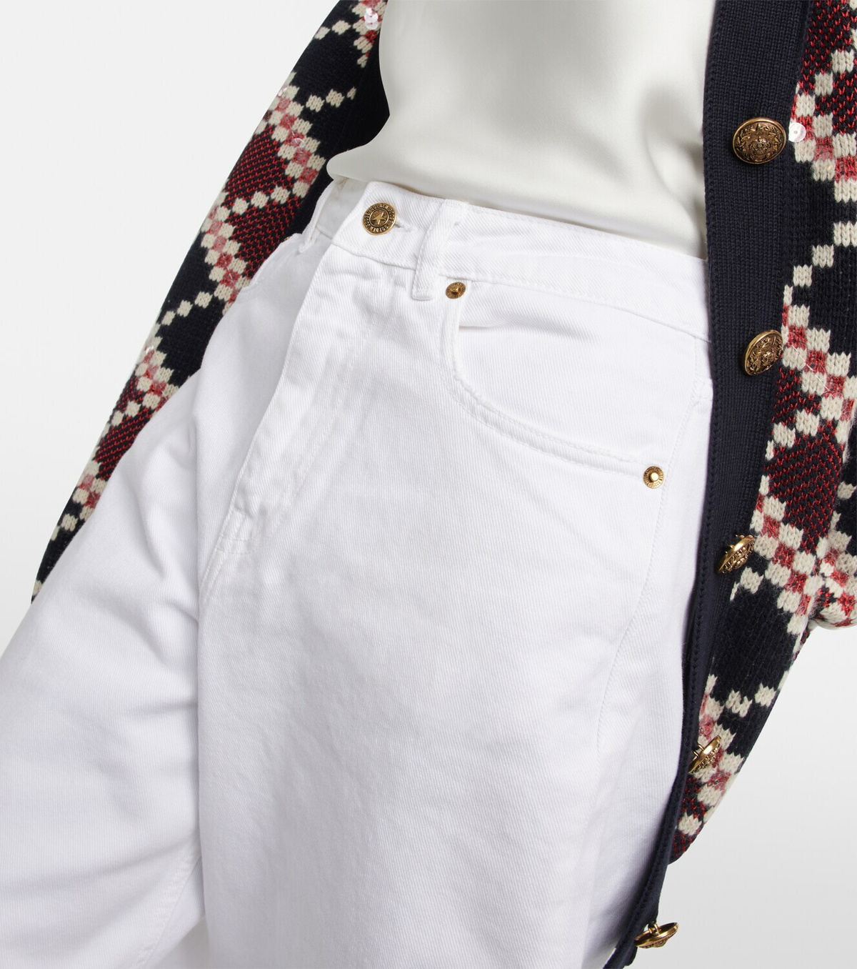 Golden Goose - High-rise wide-leg jeans