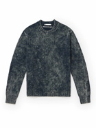 Acne Studios - Kollock Acid-Wash Cotton Sweater - Blue