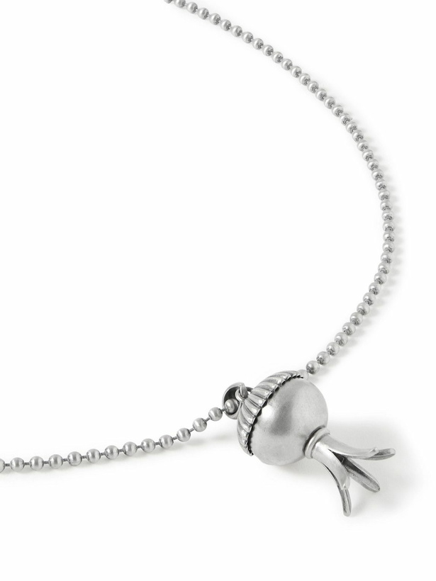 Photo: Peyote Bird - Squash Blossom Sterling Silver Necklace