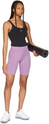 Nike Purple Sportswear Essential Bike Shorts