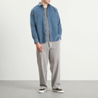 Armor-Lux Men's Corduroy Overshirt in Bluefin