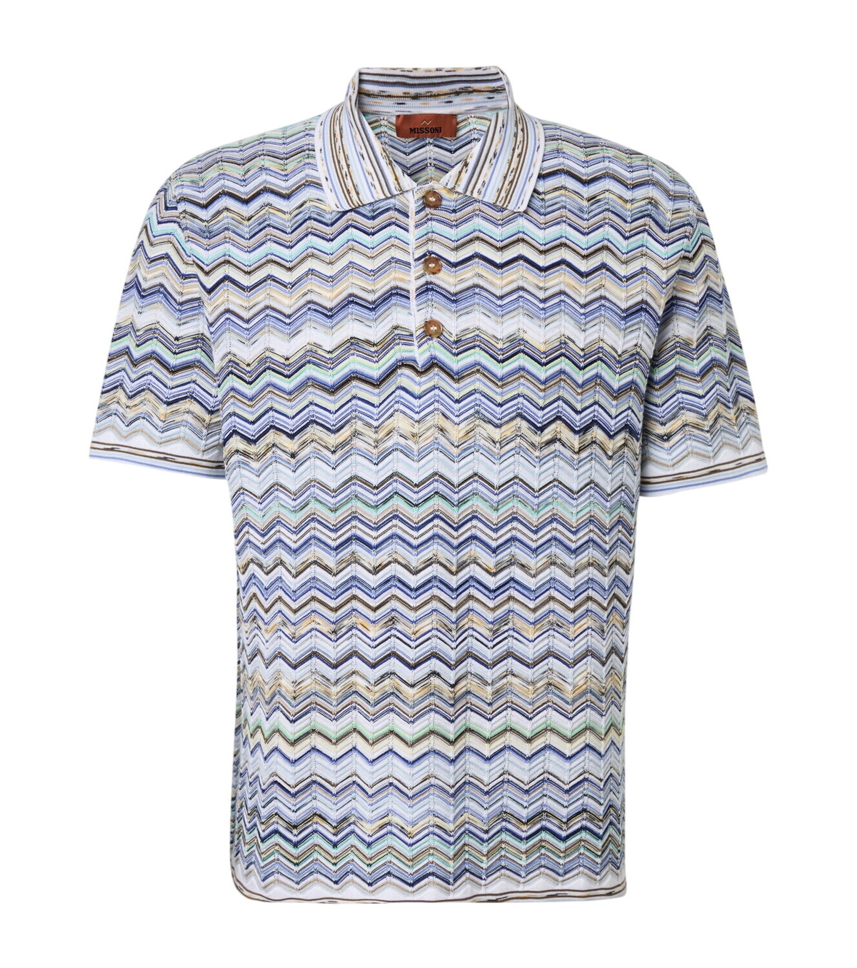 MISSONI check pattern knit polo イタリア製 MISSONI check pattern knit polo イタリア製 MISSONI check pattern