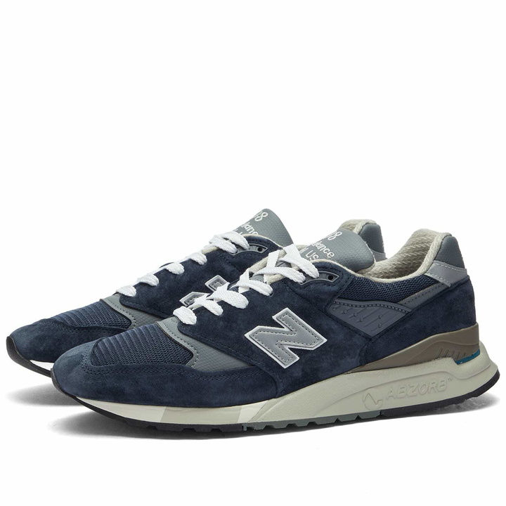 Photo: New Balance U998NV - Made in USA Sneakers in Navy