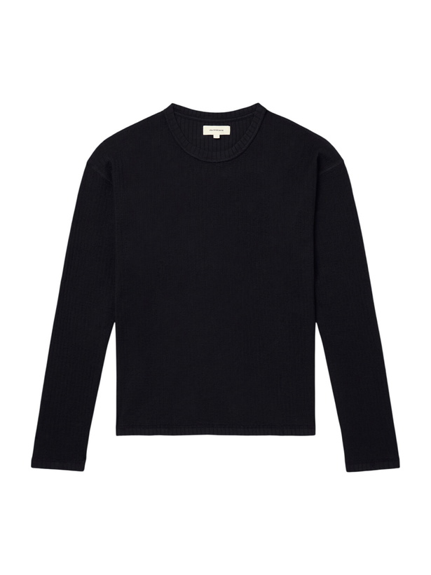 Photo: mfpen - Ribbed Organic Cotton Sweater - Black
