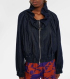 Dries Van Noten Denim bomber jacket