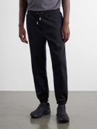 On - Club Collective Tapered Cotton-Blend Jersey Sweatpants - Black