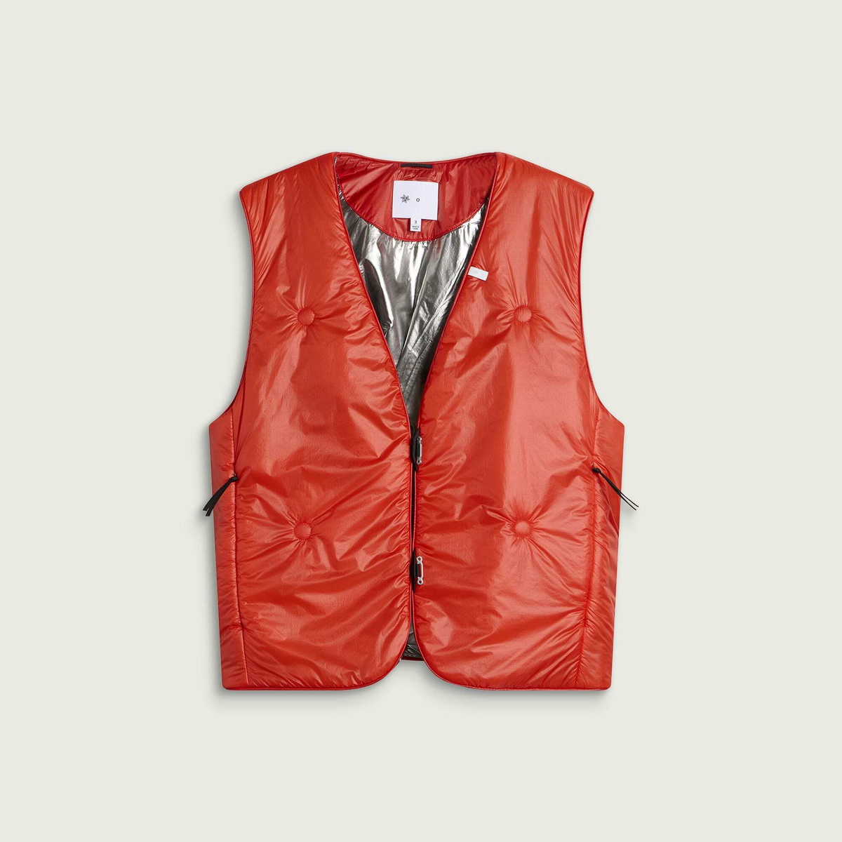 Goldwin Men's 0 Synthetic Insulated Vest in Scarlet
