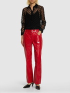 GUCCI - Naplack Leather Pants