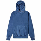 Les Tien Women's Cropped Hoody in Blue 42