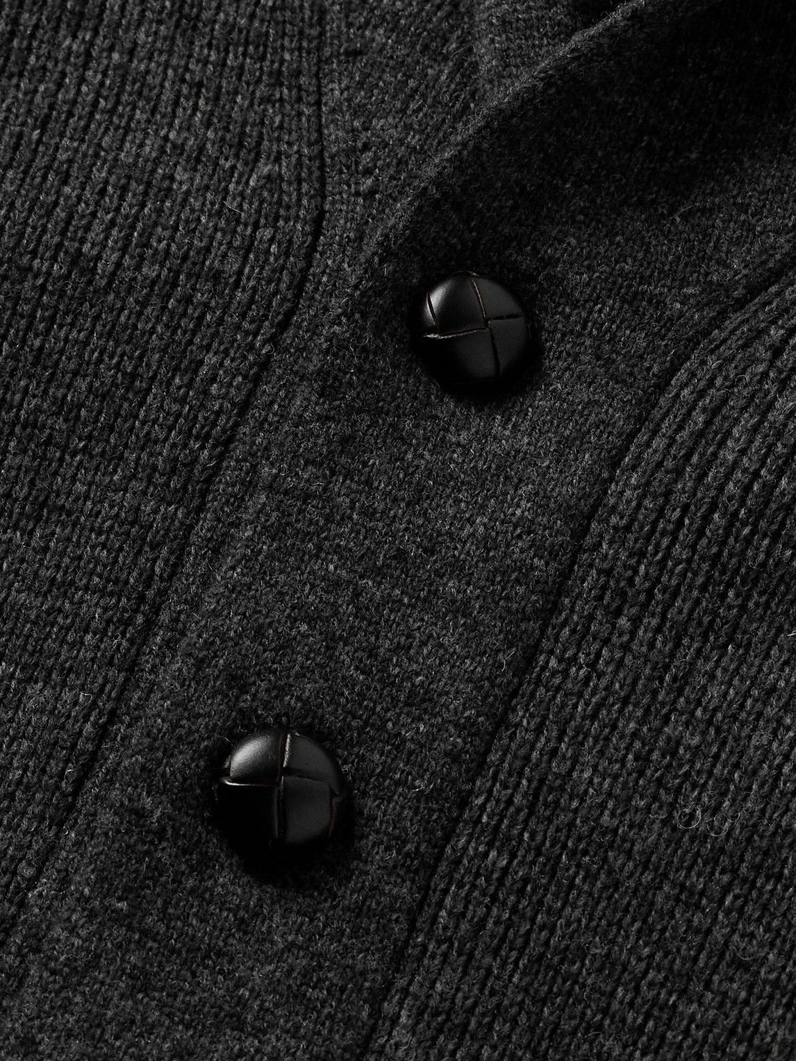 Sid Mashburn - Shawl-Collar Wool-Blend Cardigan - Gray