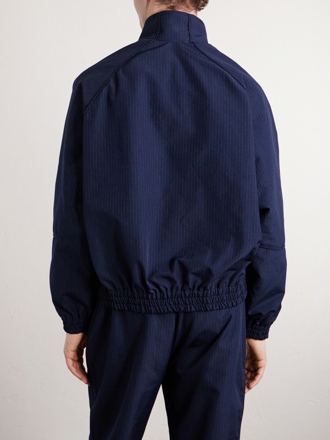 Willy Chavarria - Ruff Rider Logo-Embroidered Shell Track Jacket - Blue
