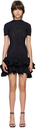 Emily Watson Black Tutu Mini Dress