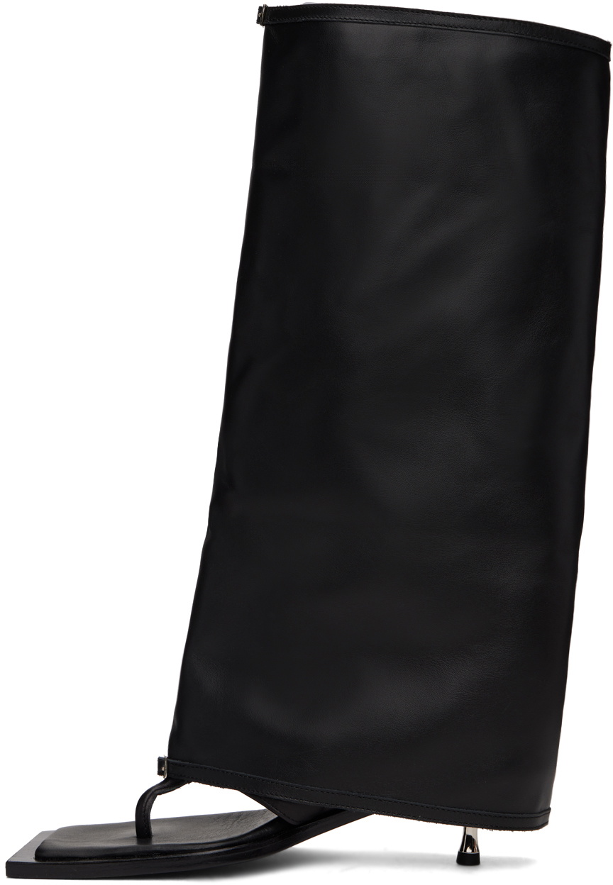 FIDAN NOVRUZOVA Black Kaia Stiletto Heel Trouser Sandals