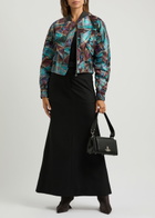 Vivienne Westwood Cynthia Printed Shell Bomber Jacket Multicoloured