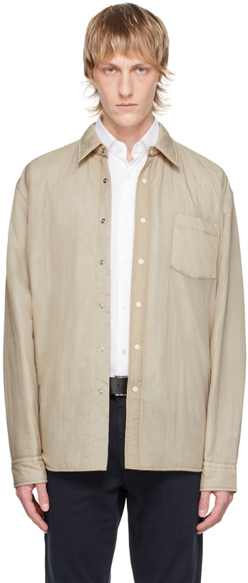 Photo: BOSS Beige Padded Shirt