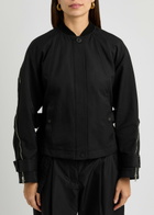 3.1 Phillip Lim Panelled Cotton-blend Jacket Black