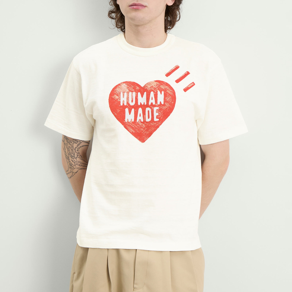 Human Made Men's Big Heart T-Shirt in White
