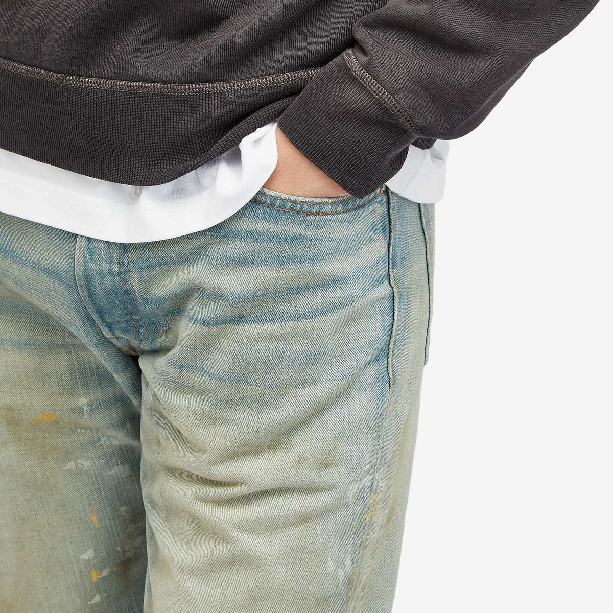 RRL Men\u0027s Straight Fit Jeans in Camden Wash RRL RRL (RRA 