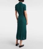 Gabriela Hearst Knitted cashmere and silk shirt dress