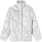 Moncler Men's Genius x Pharrell Williams Padded Oak Jacket in Silver