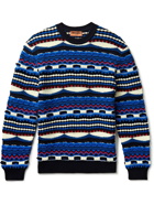 Missoni - Cotton-Jacquard Sweater - Blue
