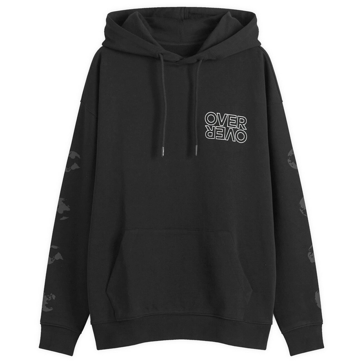 Over Over Men's Run the World Easy Hoodie in Black