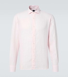 Fedeli Linen Oxford shirt
