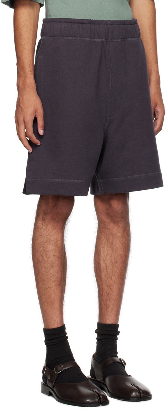 MHL by Margaret Howell Indigo Flatlock Shorts