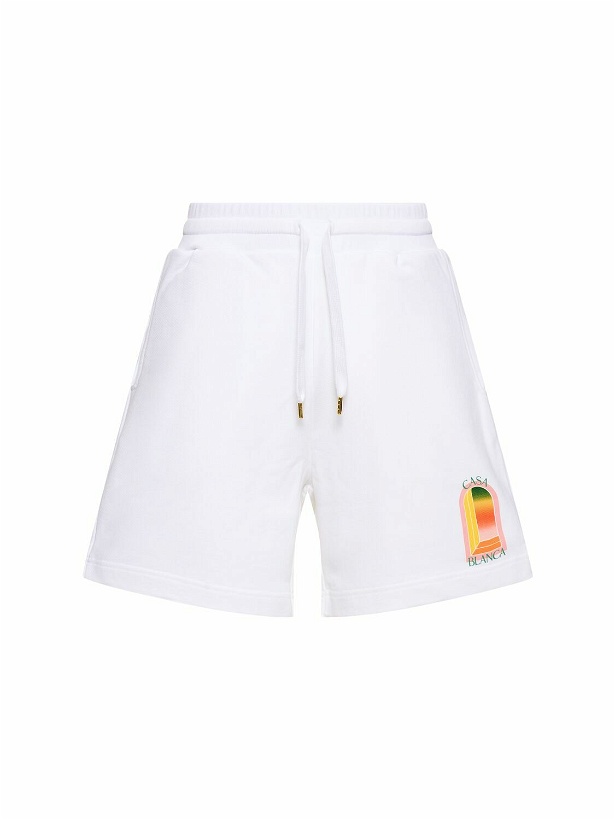 Photo: CASABLANCA - Gradient Arch Organic Cotton Shorts