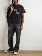 Remi Relief - A New Day Logo-Print Cotton-Jersey T-Shirt - Black