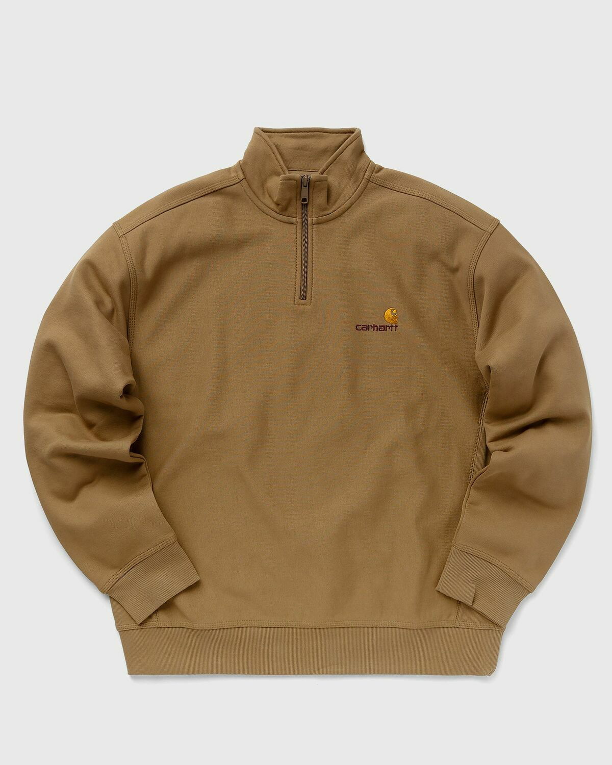 Carhartt WIP Men's Half Zip American Script Sweatshirt