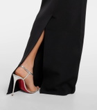 Safiyaa Sidha crêpe maxi skirt