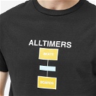 Alltimers Men's Form & Matter T-Shirt in Black