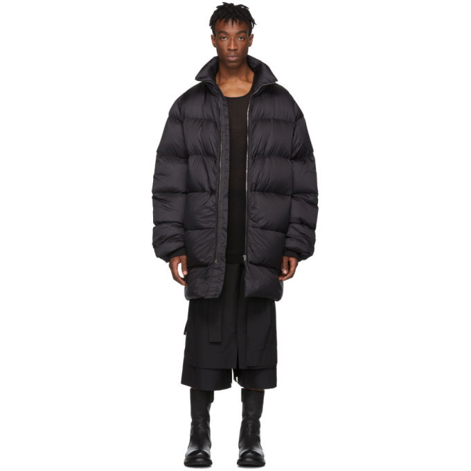 Photo: Rick Owens Black Down Liner Coat