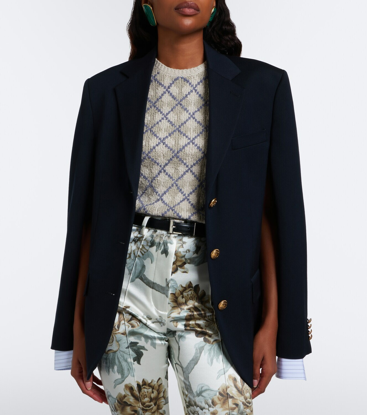 Acne Studios Layered wool blazer