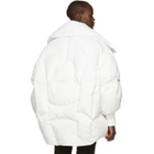 Chen Peng White Down Bubble Coat
