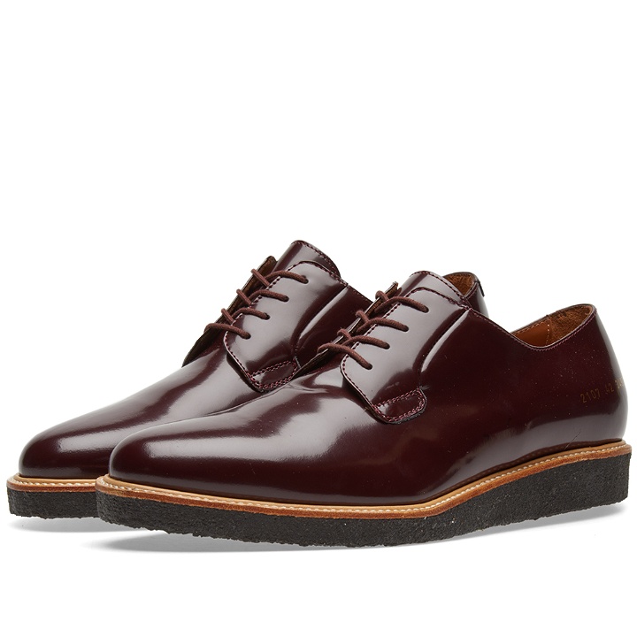 Photo: Common Projects Derby Shine Burgundy