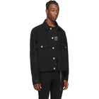 mastermind WORLD Black Trucker Denim Jacket