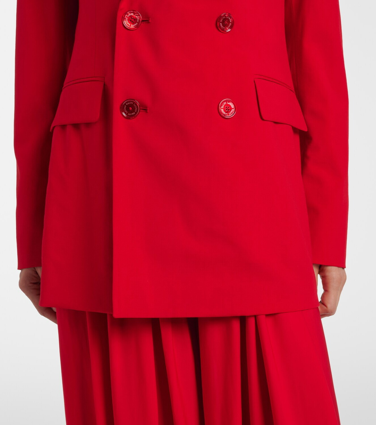 Ralph Lauren Collection Ramona double-breasted wool-blend blazer