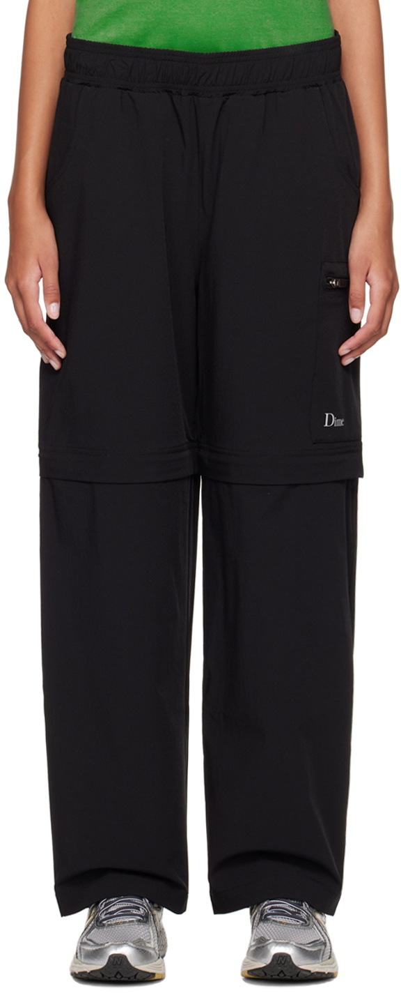 Dime Black Zip Off Trousers