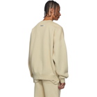 Essentials SSENSE Exclusive Beige Pullover Crewneck Sweatshirt