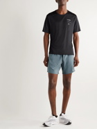 Nike Running - Stride Straight-Leg Mesh-Panelled Dri-FIT Ripstop Shorts - Gray