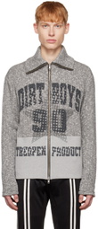 TheOpen Product SSENSE Exclusive Gray Dirt Boys Jacket