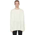 TAKAHIROMIYASHITA TheSoloist. Off-White Long Sleeve Oversized T-Shirt