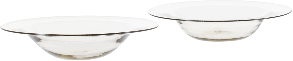 FRAMA Isle Glass Shallow Bowl Set